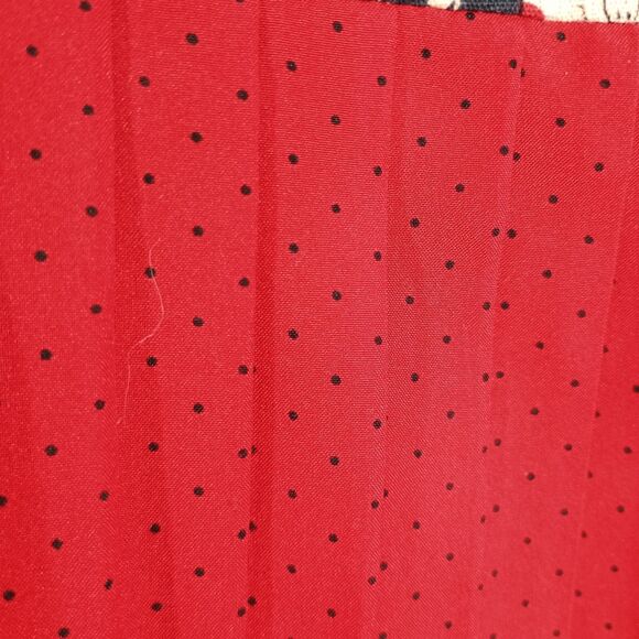 Retro Pin Up Style Dress Asian Cats Polka Dot Top Shirt Layering Unique Funky - Picture 3 of 11